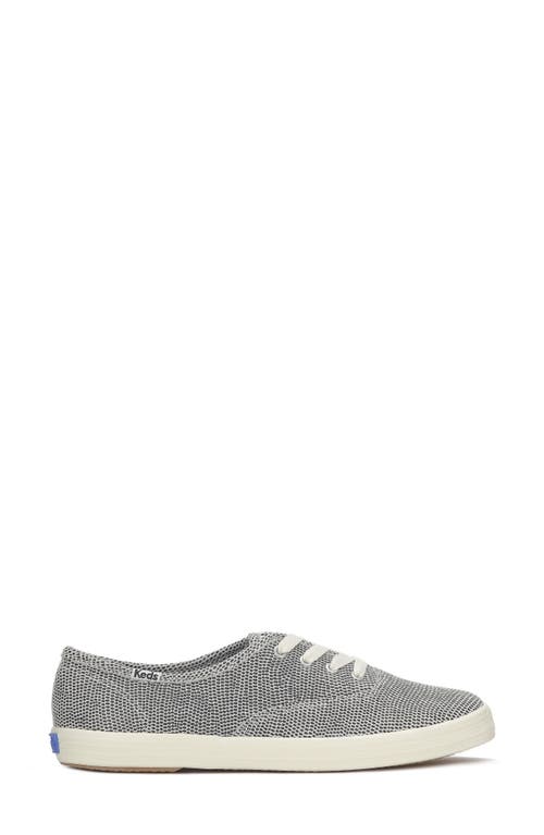 Keds Women's Champion Dalmata Leather Lace Up Leather Sneakers In Gray