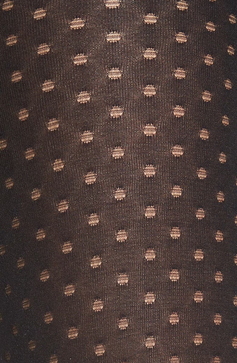 Oroblu 'Mirella' Dot Opaque Tights, Alternate, color, 