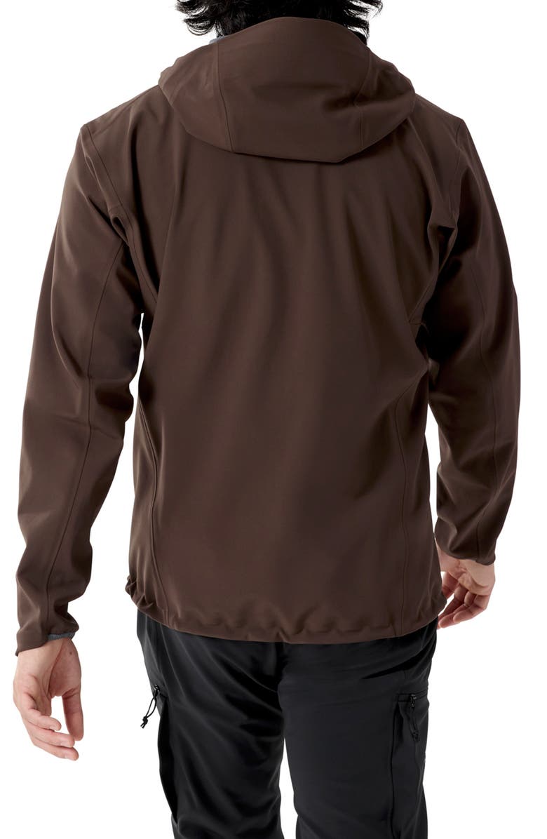 Arc'teryx Gamma MX Hooded Jacket, Alternate, color, Carob/ Black/ Dynasty