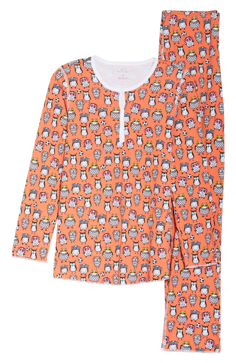 Roller Rabbit Owlighans Pajamas, Alternate, color, 