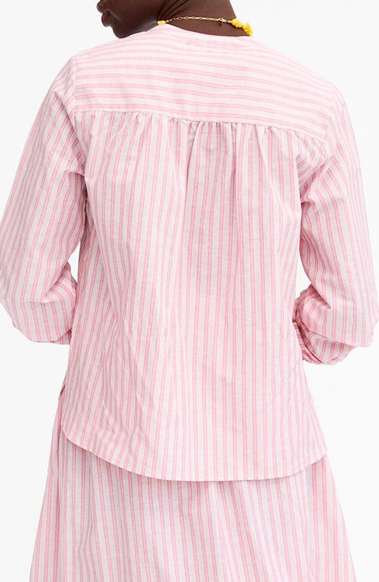 Clare V. St. Martin Stripe Top, Alternate, color, Peony