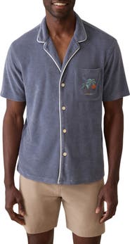 Faherty Cabala Towel Terry Camp Shirt