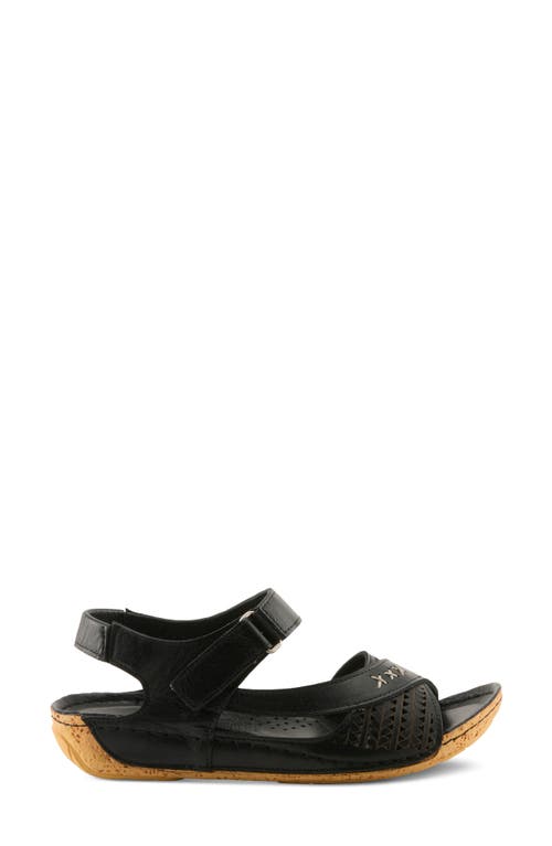 Spring Step Galaire Sandal In Black