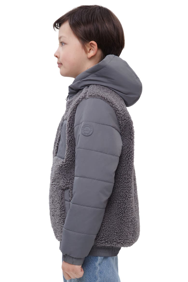 Kids' Fleece Jacket, Alternate, color, Grey