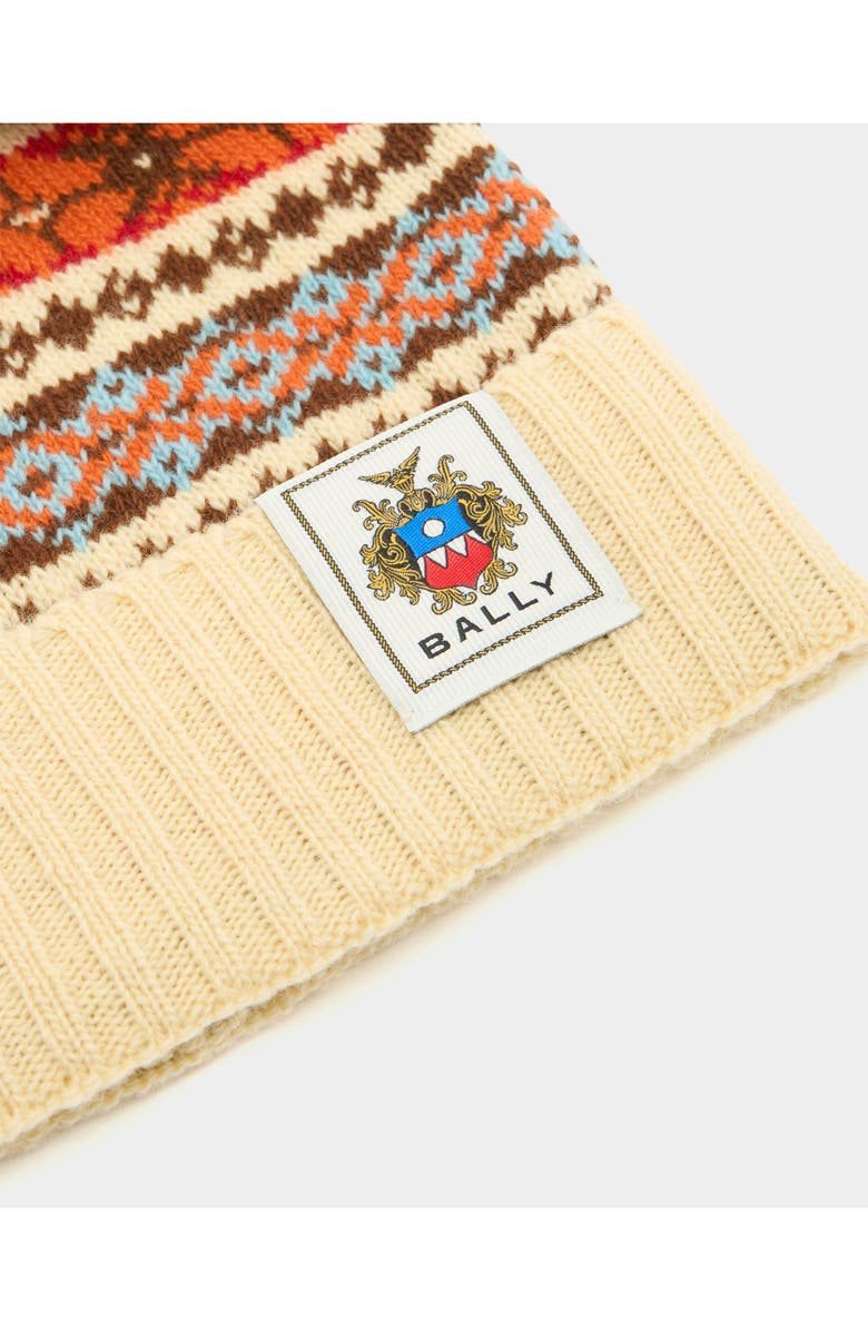 Bally Winter Capsule Beanie, Alternate, color, Yellow