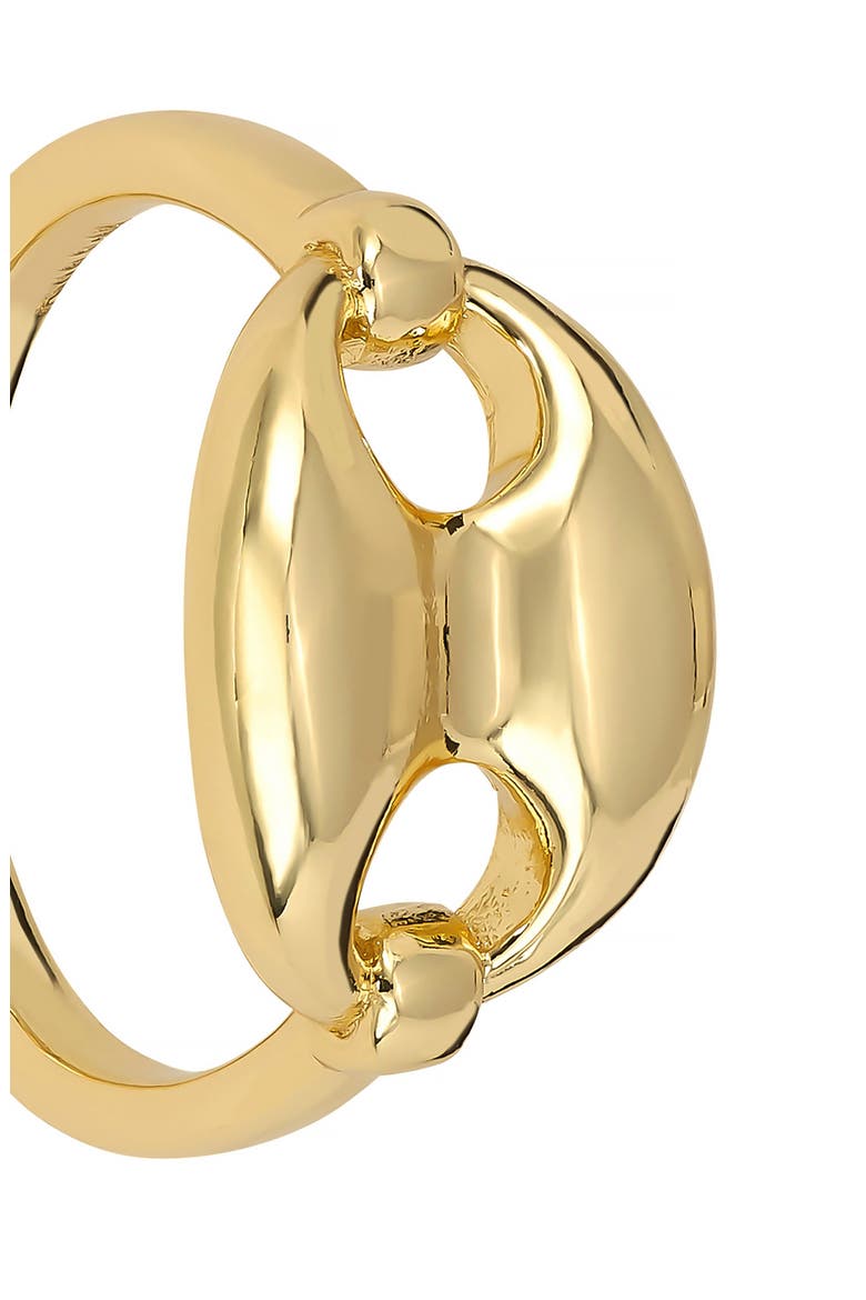 Bold Mariner Link Ring, Alternate, color, GOLD