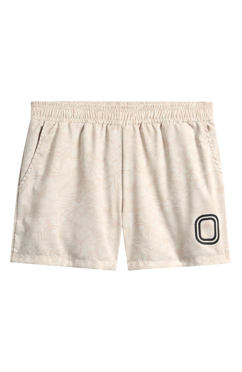OVERTIME Kids' Daybreak Swim Trunks, Main, color, Cream