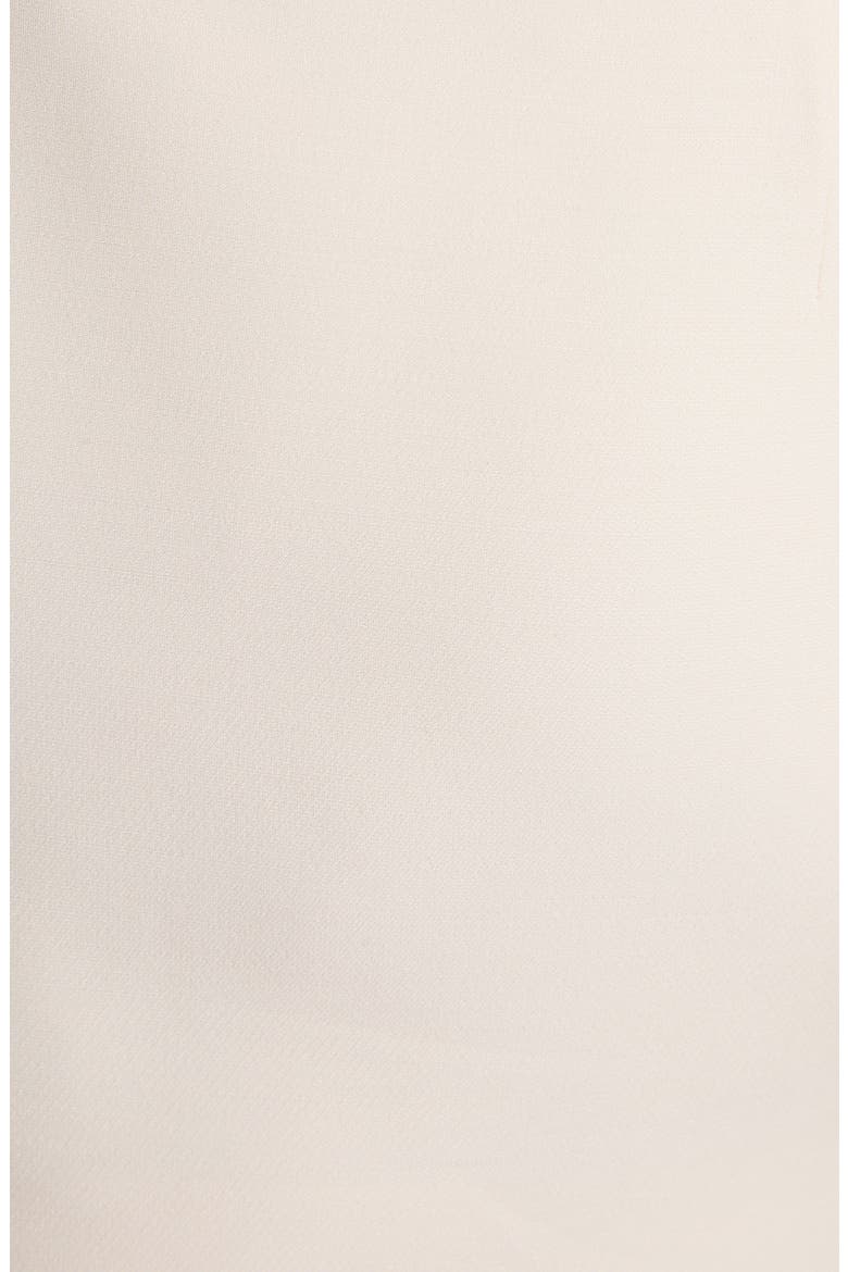 Wavy Wool & Silk Crepe Couture Miniskirt, Alternate, color, VANILLA