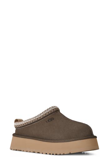 Ugg ® Tazz Ii Genuine Shearling Lined Platform Slipper In Dried Oregano