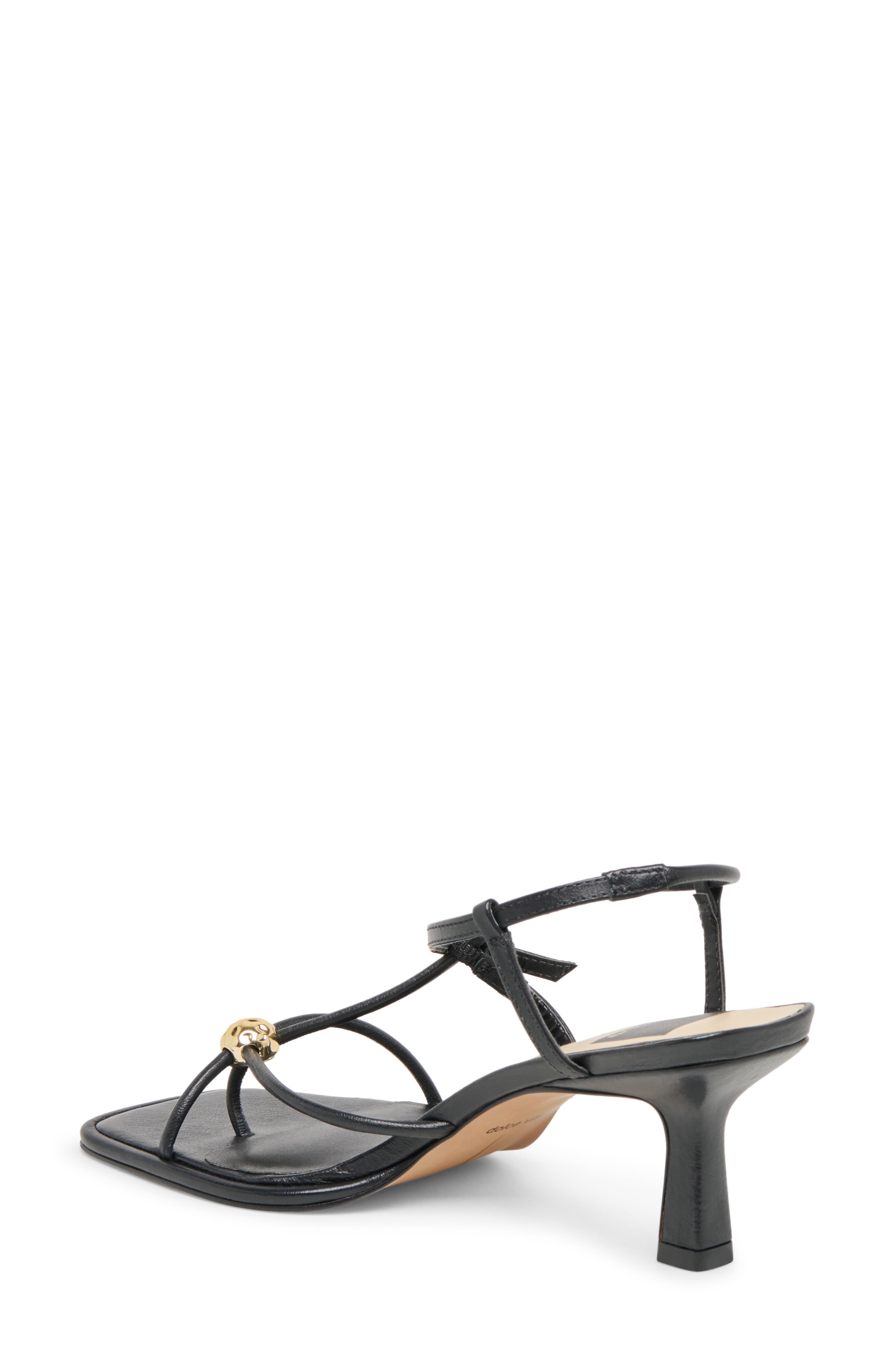 Dolce Vita Mylee Heels Sandal, Alternate, color, Black Leather