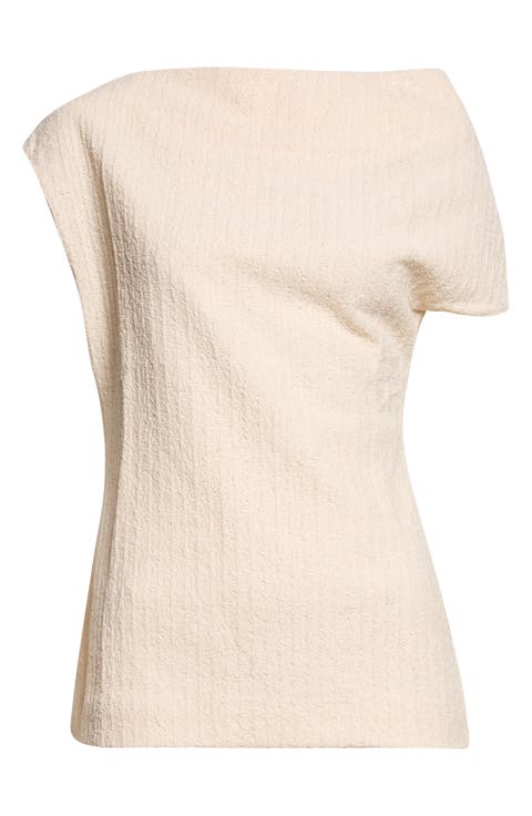 One-Shoulder Knit Top