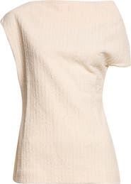 TOTEME One-Shoulder Knit Top