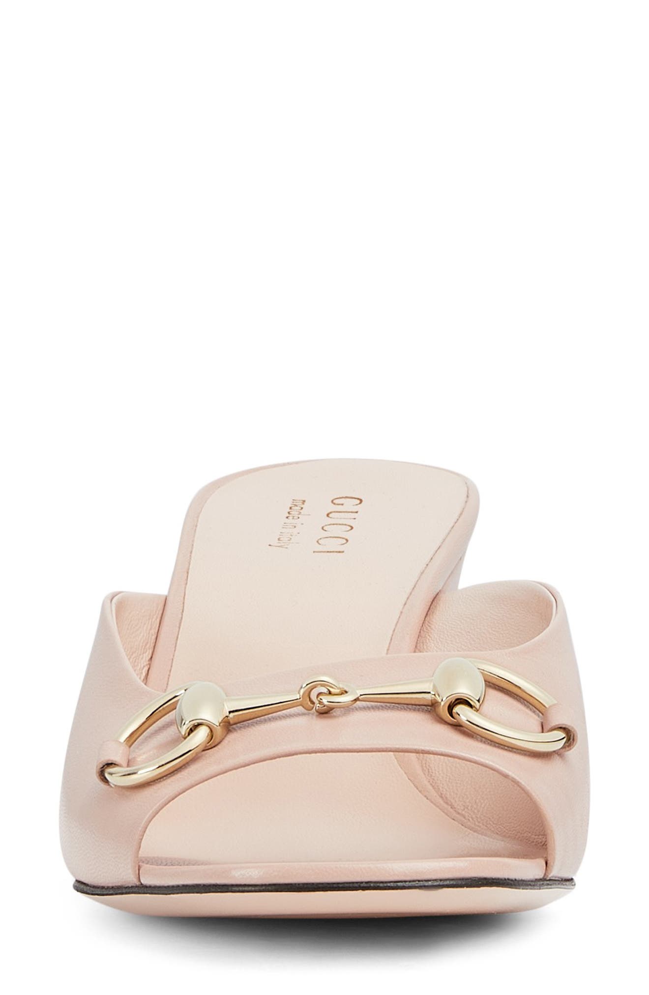 Gucci Lady Horsebit Slide Sandal, Alternate, color, 