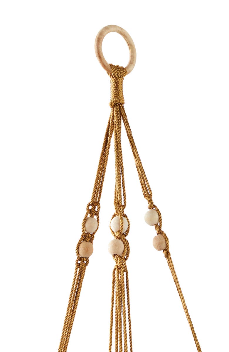 Novogratz 2-Layer Hanging Crochet Plant Holder, Alternate, color, 