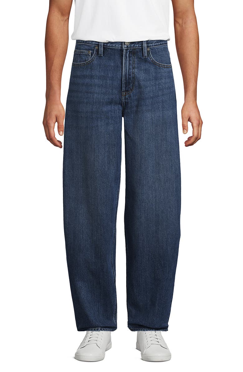 Lands' End Rigid Relaxed Tapered Jean, Alternate, color, 