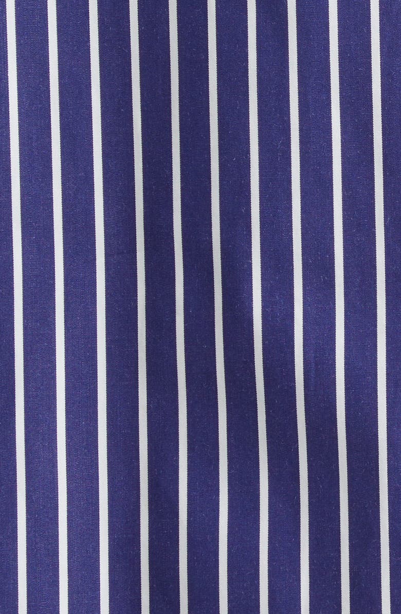 NACKIYÈ Life Is a Beach Stripe Poplin Pajama Shirt, Alternate, color, Sailor Stripe
