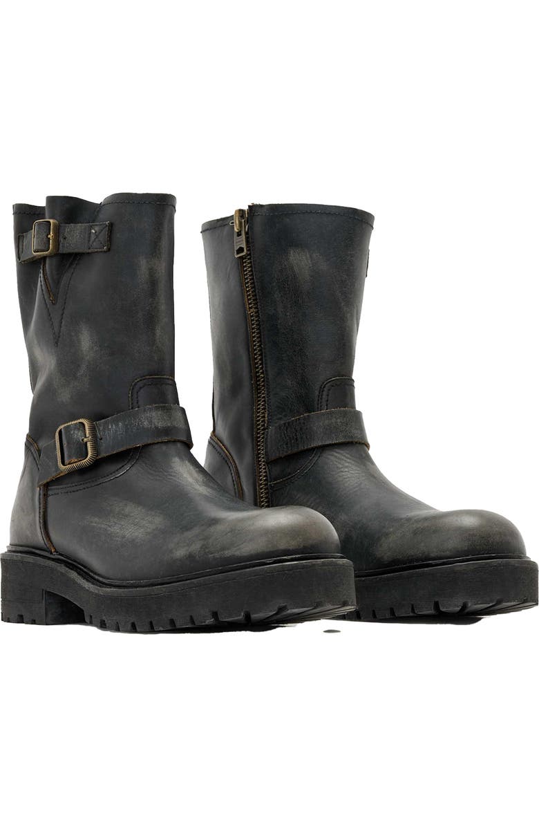 AllSaints Tait Engineer Boot, Main, color, Dark Brown