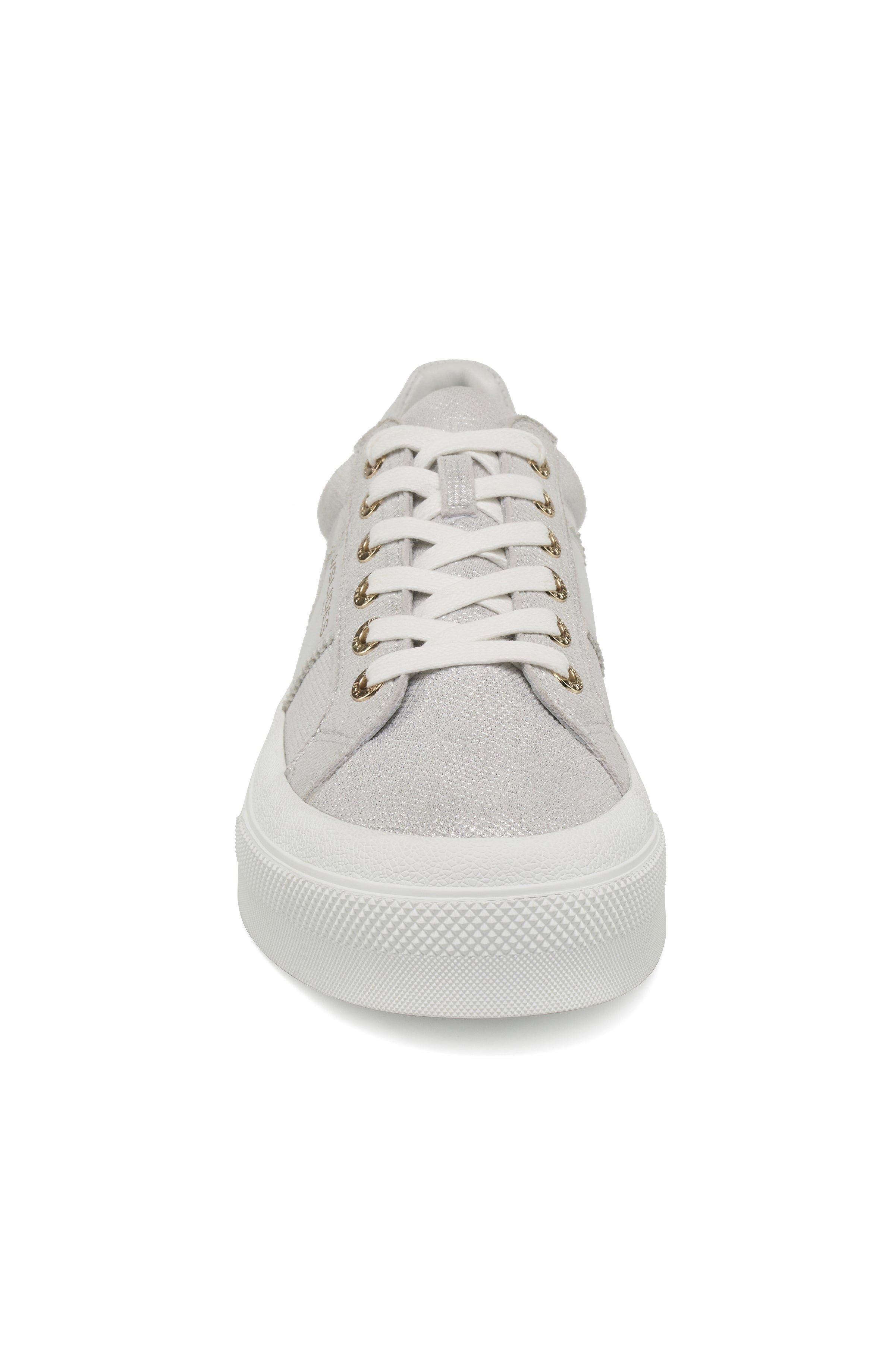 Gatsby Platform Sneaker, Alternate, color, WHITE SILVER