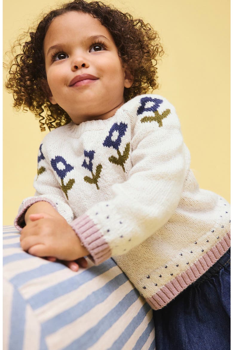 Kids' Tulip Sweater, Alternate, color, NEUTRAL