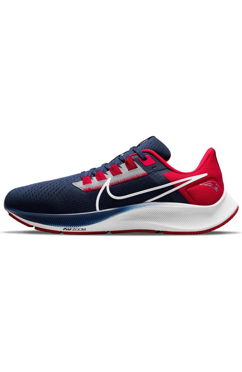 Nike Unisex Nike Navy New England Patriots Zoom Pegasus 38 Running Shoe, Main, color,