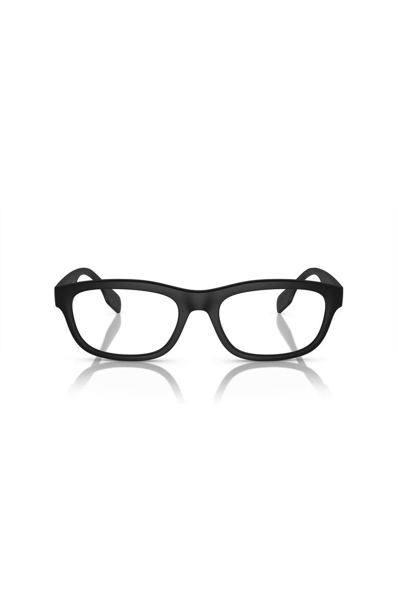 Burberry 54mm Irregular optical glasses, Alternate, color, Black