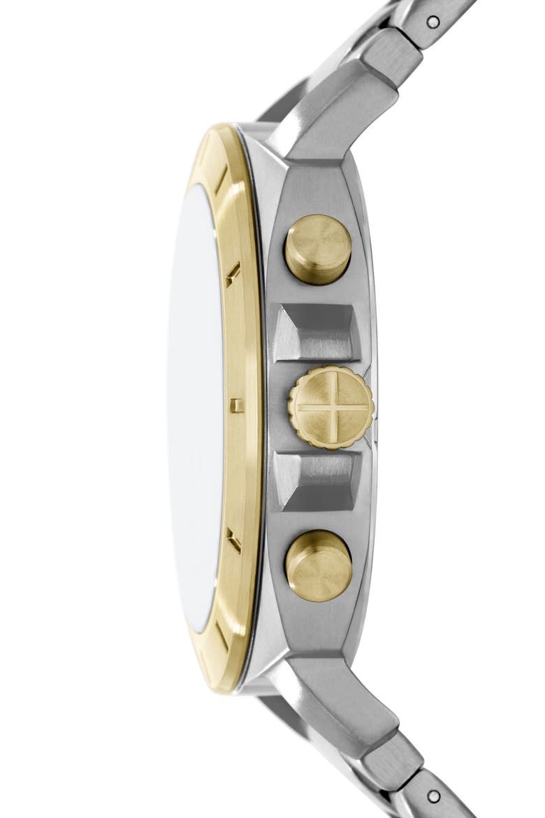 Privateer Chronograph Quartz Stainless Steel Bracelet Watch, 48mm, Alternate, color, 2-TONE