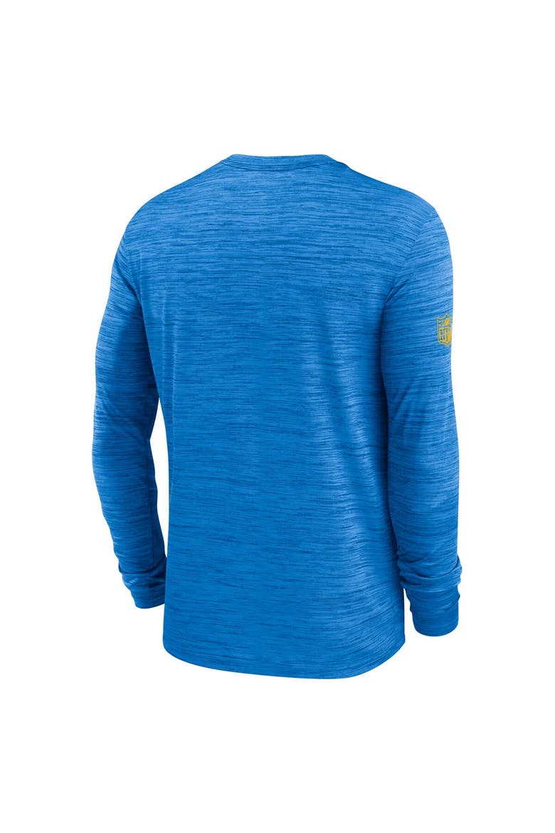 Men's Nike Powder Blue Los Angeles Chargers Sideline Velocity Performance Long Sleeve T-Shirt, Alternate, color, Powder Blue