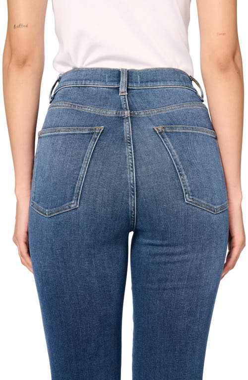 Warp & Weft Ase Stretch High Rise Straight Jean In Takeoff In Takeoff