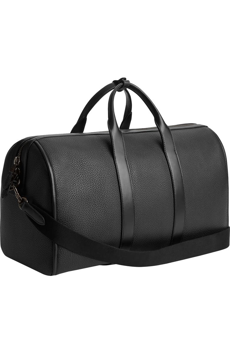 COACH Gotham Pebble Leather Duffle Bag, Alternate, color,