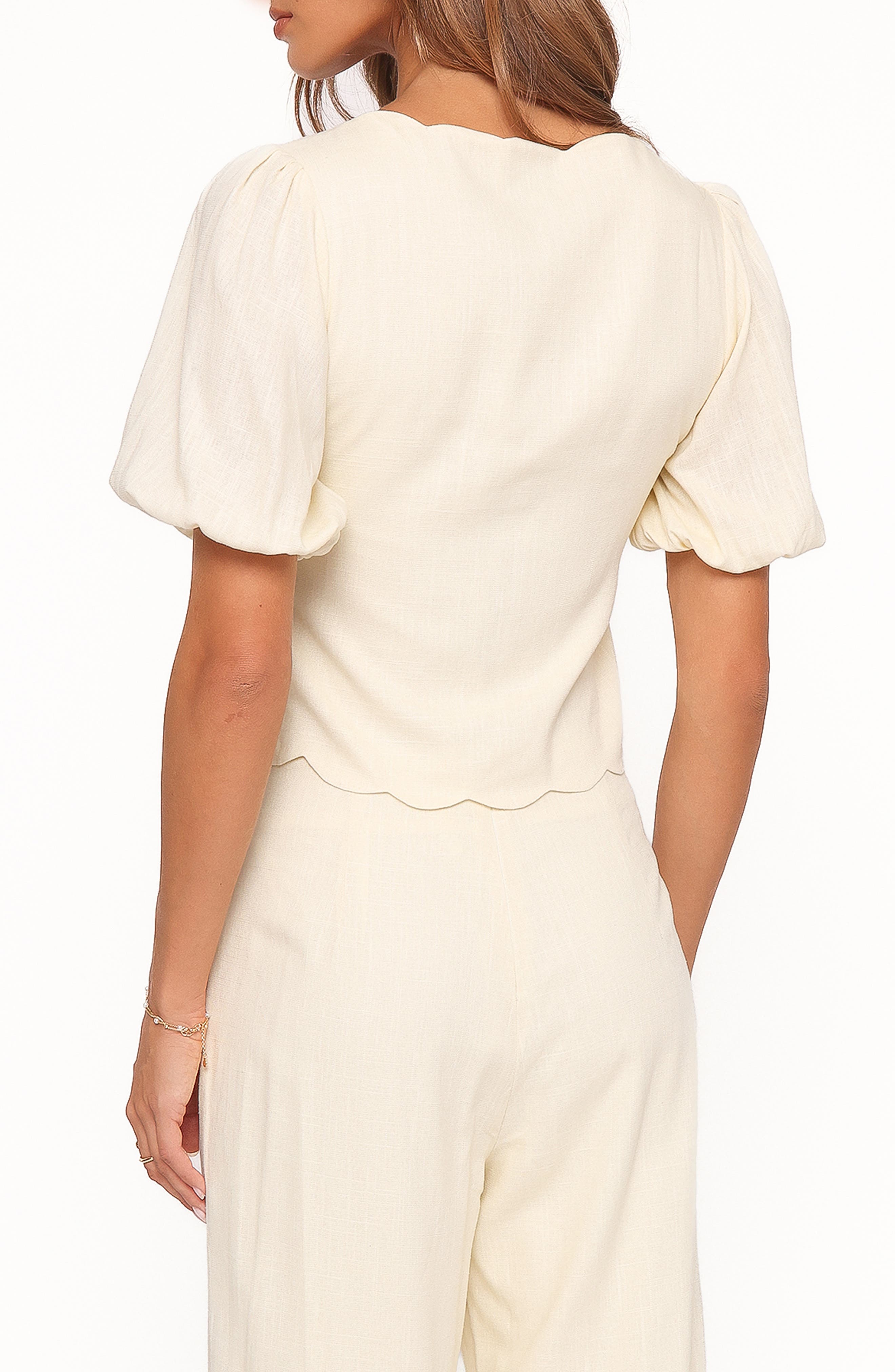 Jensen Scallop Hem Top - image 2