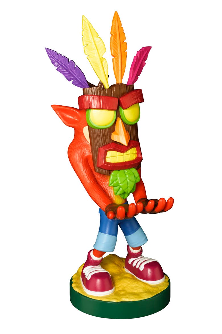 Cable Guy Phone/Controller Holder Crash Bandicoot, Crash Aku Aku, Alternate, color, Multicolored
