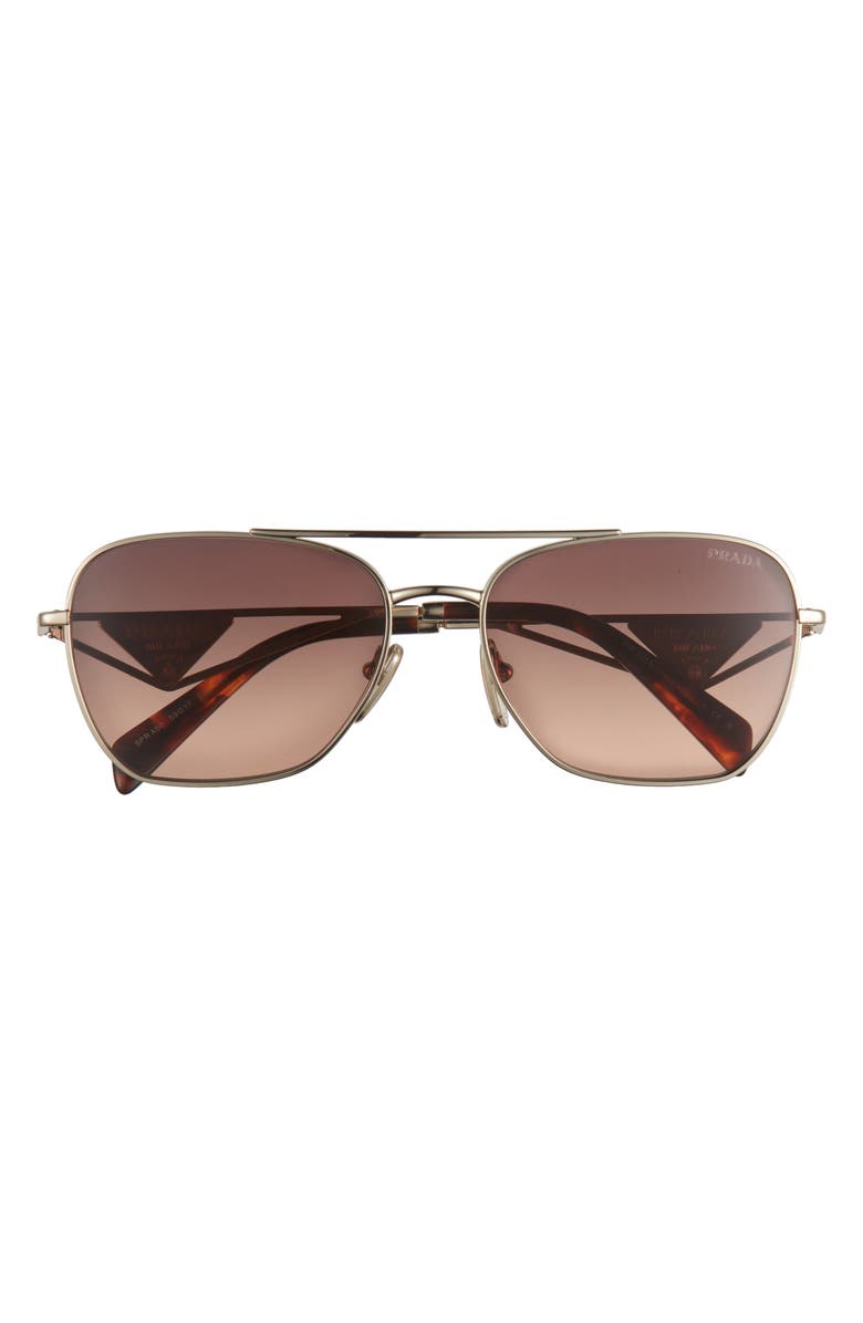Prada 59mm Square Sunglasses, Main, color, 