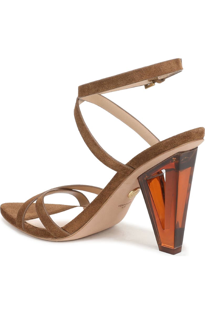 Veronica Beard Lanaya Ankle Strap Pointed Toe Sandal, Alternate, color,
