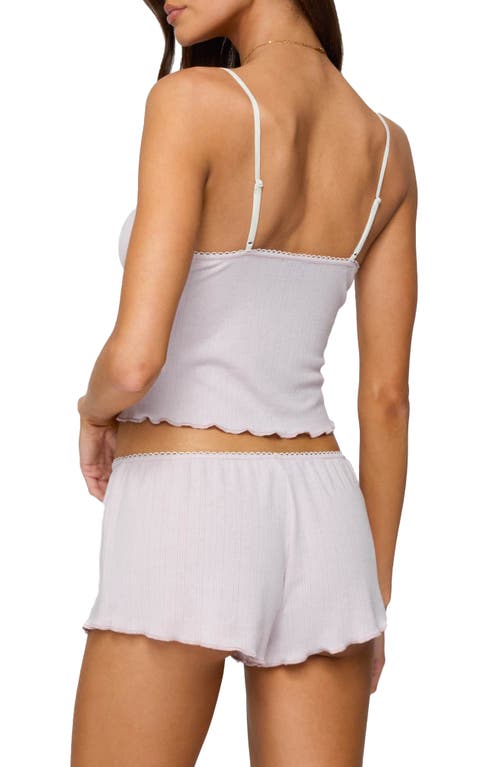 EDIKTED EDIKTED SEPHI LACE TRIM POINTELLE CAMISOLE 