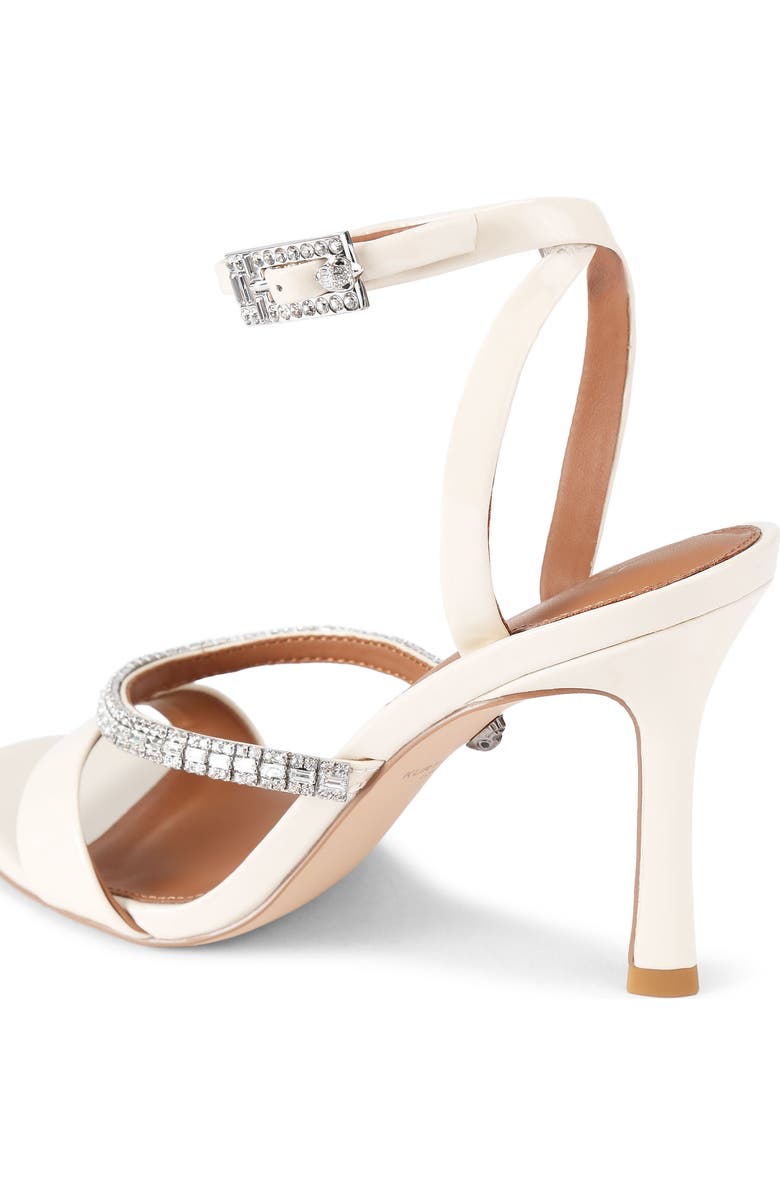 Kurt Geiger London Crystal Ankle Strap Sandal, Alternate, color, Natural