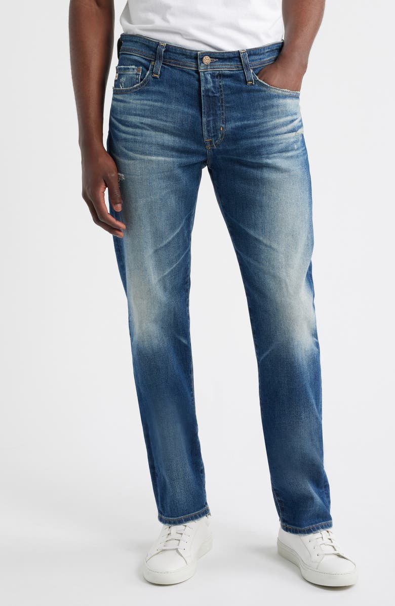 AG Everett Slim Straight Leg Jeans, Main, color, 11 Years El Faro