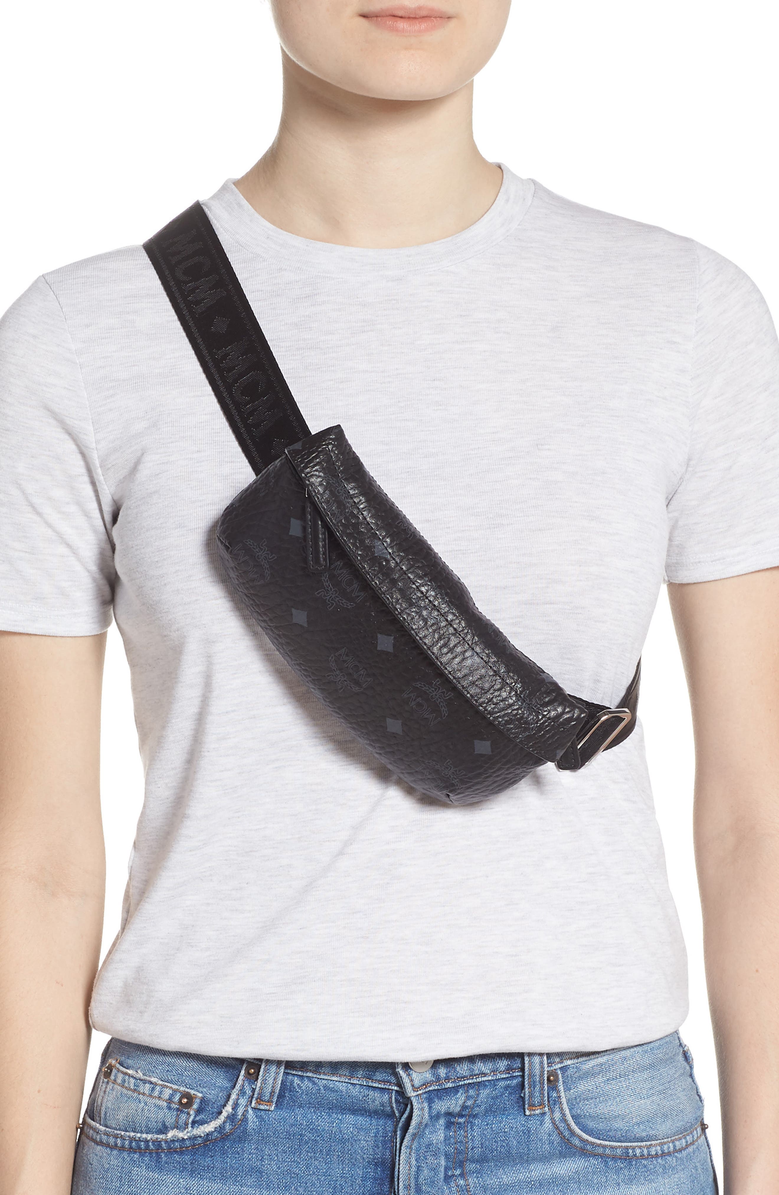 MCM Small Visetos Original Crossbody Bag, Alternate, color, 