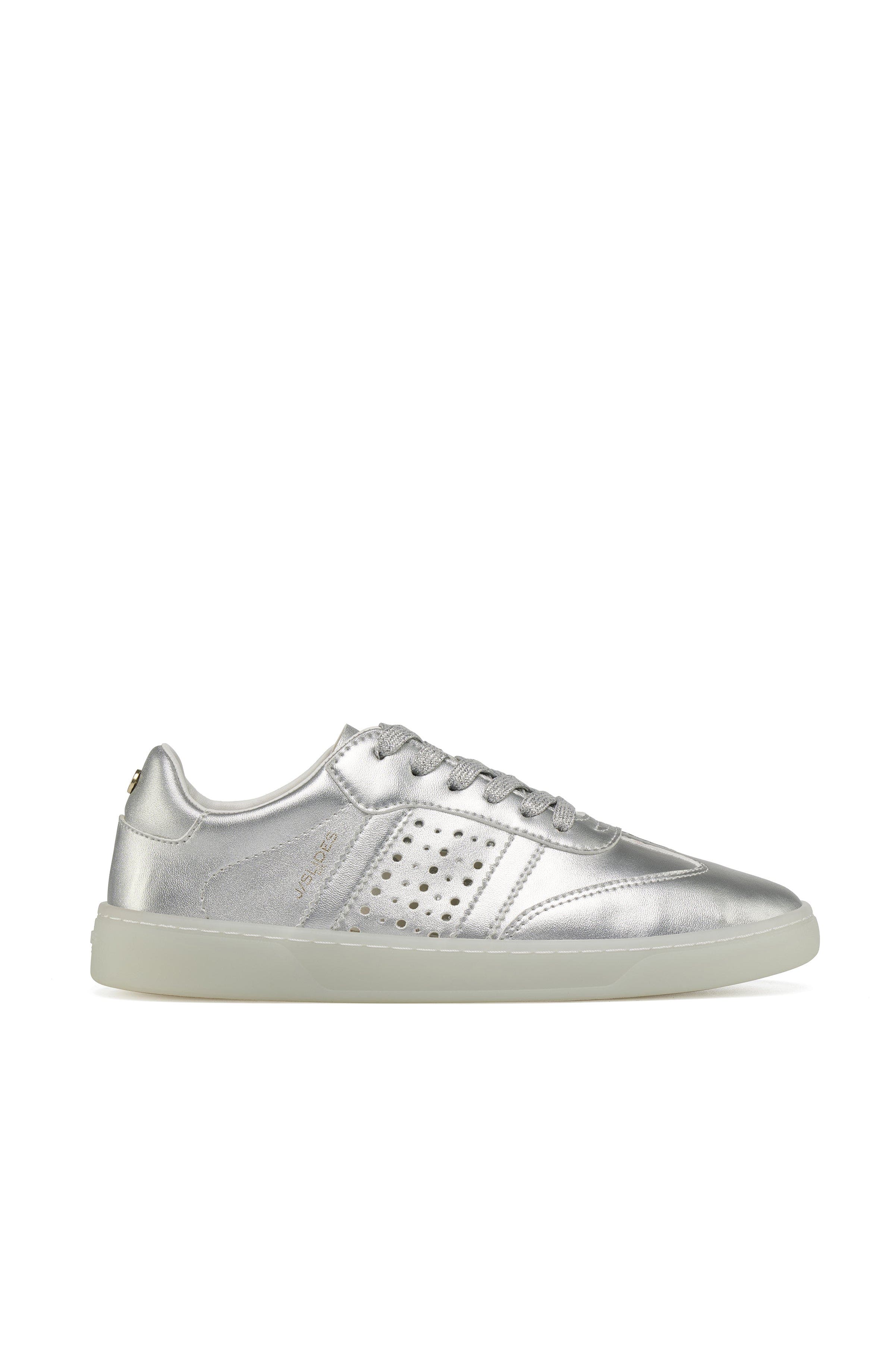 JSlides Hunter Sneaker, Alternate, color, Silver
