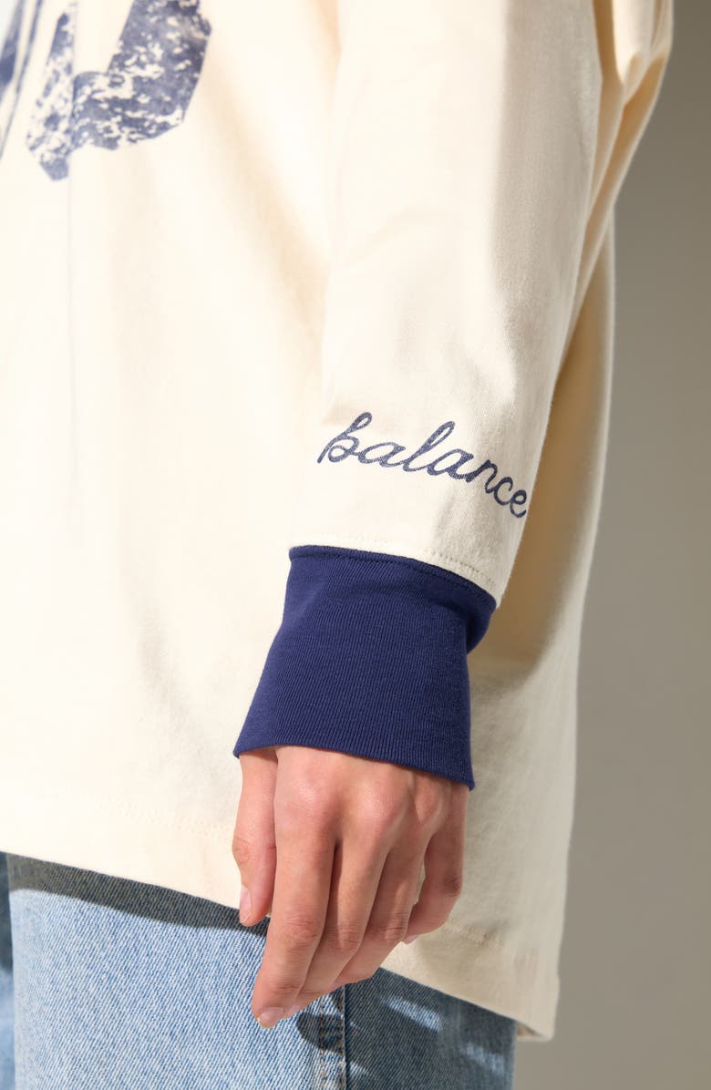 Spiritual Gangster 888 Balance Jett Relaxed Long Sleeve Graphic T-Shirt, Alternate, color, Canvas