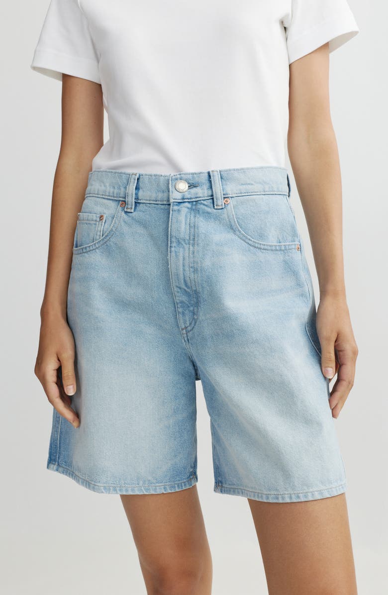 DL1961 Taylor High Waist Relaxed Denim Shorts, Alternate, color, Prairie