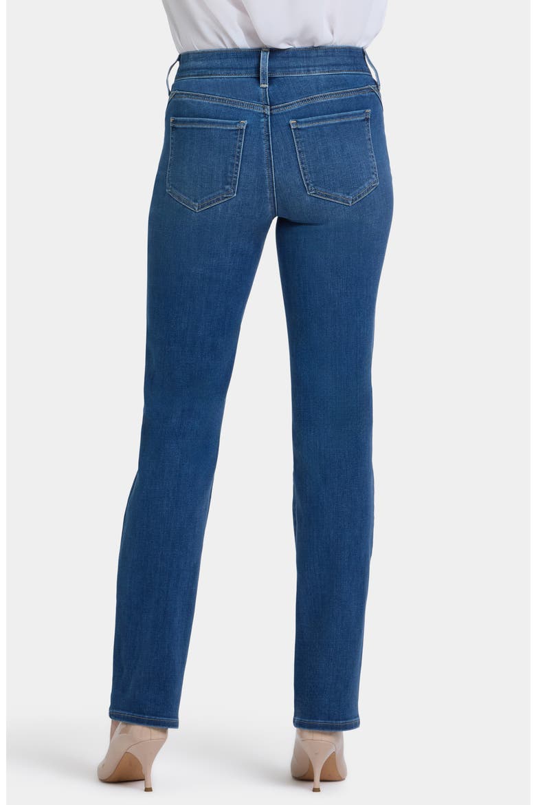 Marilyn Paneled Seam Straight Leg Jeans, Alternate, color, OPERA BLUE