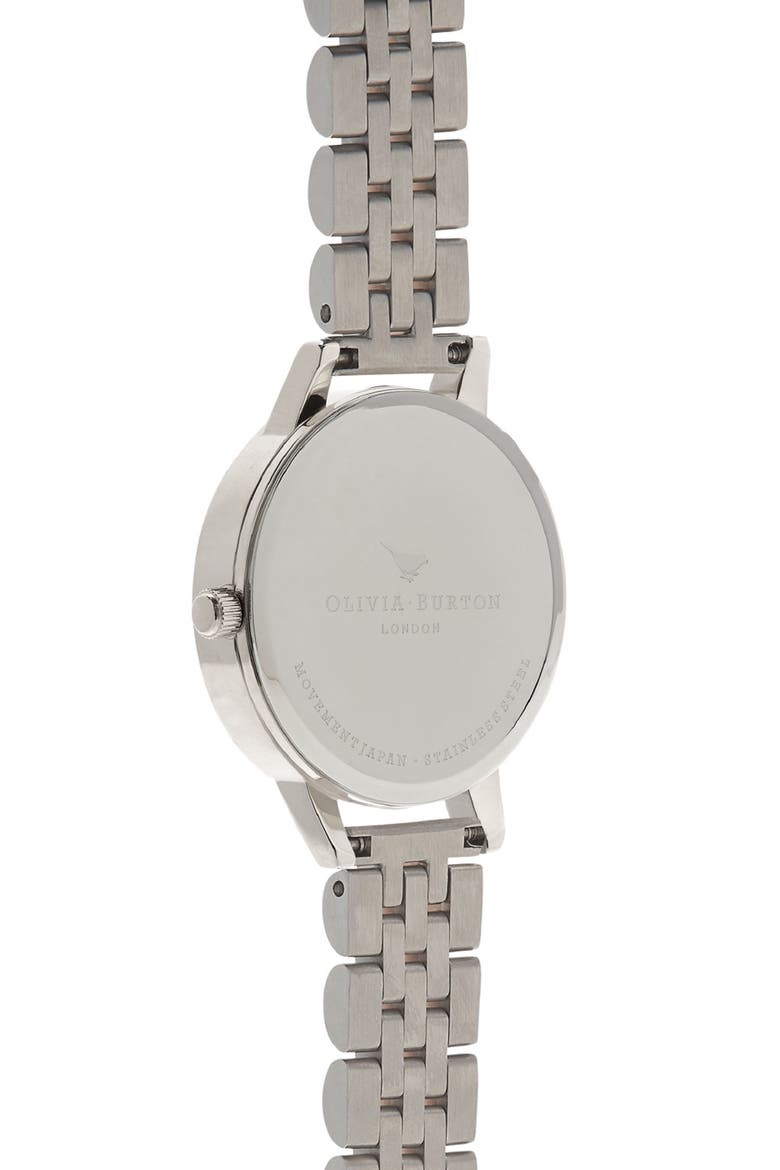 Wonderland Bracelet Watch, 30mm, Alternate, color, ROSE GOLD/ SILVER