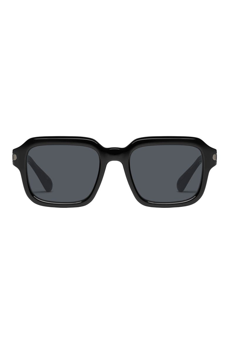 Playback 53mm Square Sunglasses, Main, color, BLACK/ SMOKE