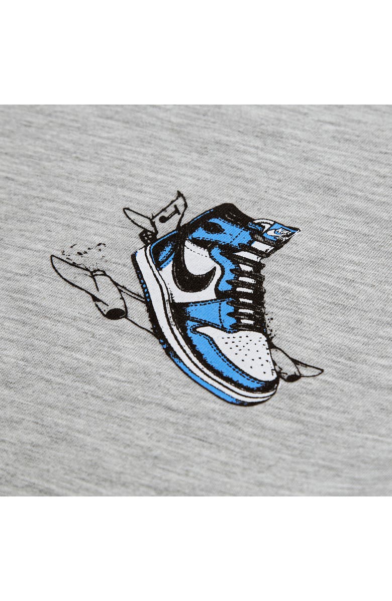Jordan Kids' Air Jordan Has Landed Graphic T-Shirt, Alternate, color, Grey Heather