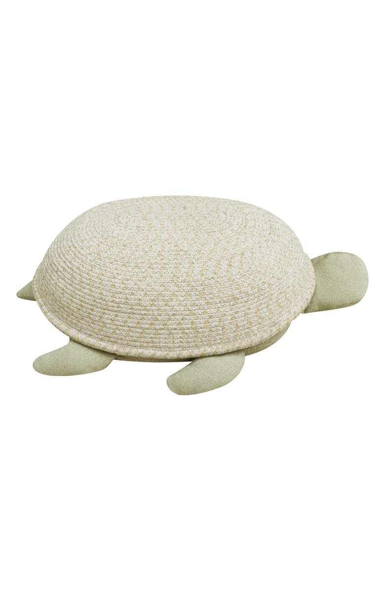 Lorena Canals Mama Turtle Basket, Alternate, color, Olive Ivory Natural Honey