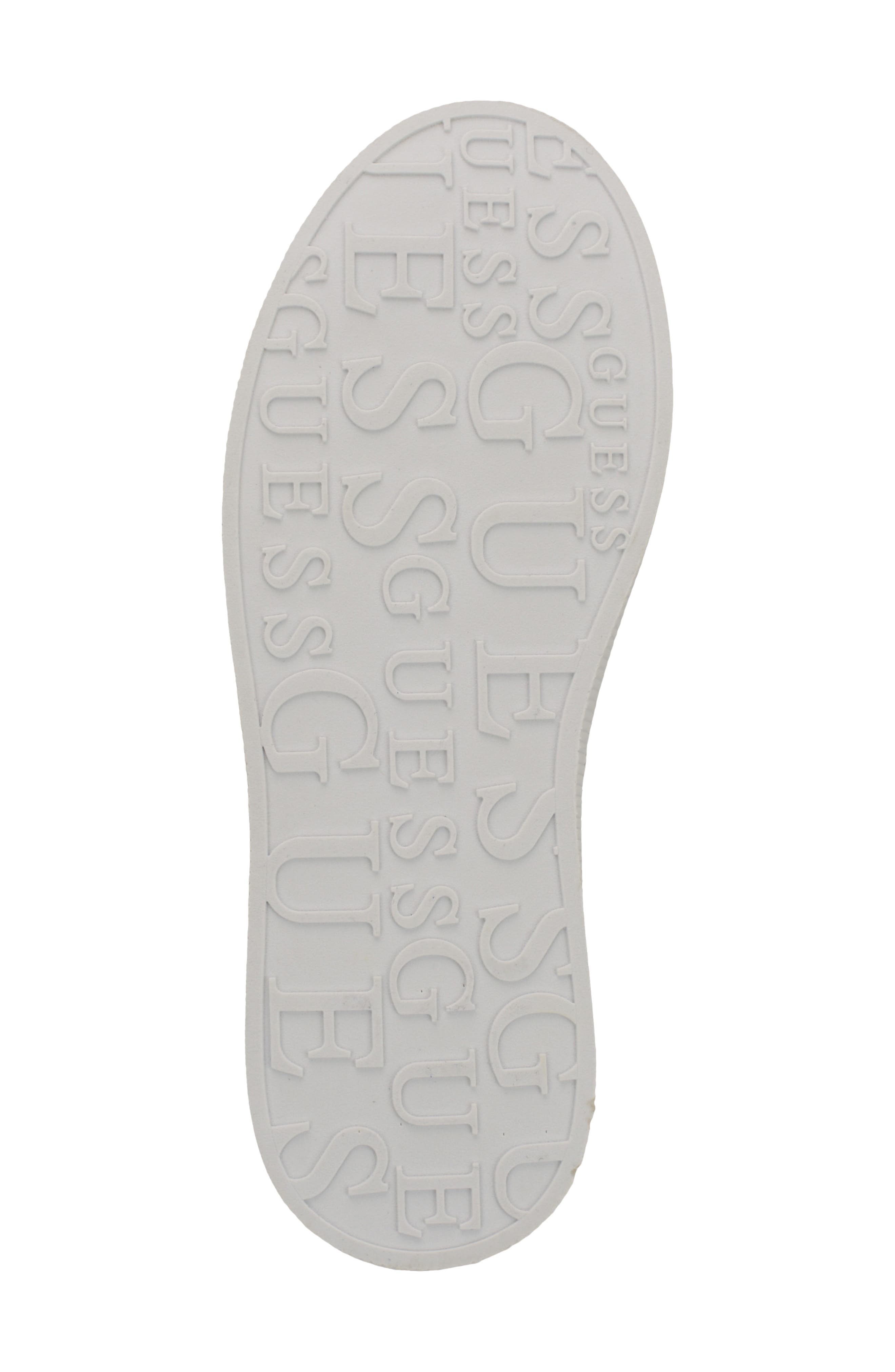 GUESS Sandie Low Top Canvas Sneaker, Alternate, color, Medium Brown