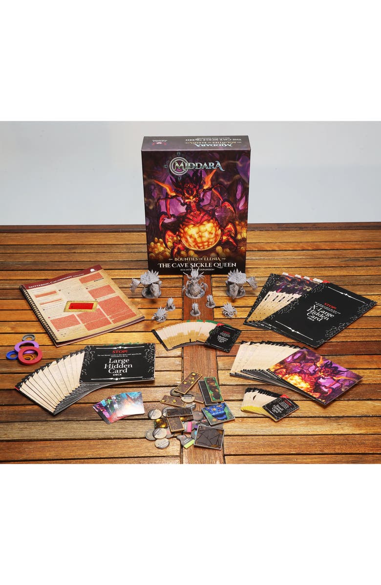 Middara Cave Sickle Queen, Bounty Pack Expansion, 8 Plastic Miniatures, Alternate, color, 