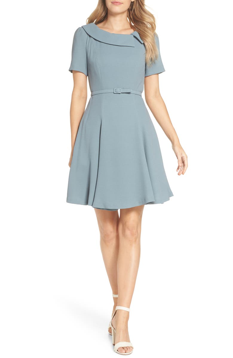 Gal Meets Glam Collection Thea Fit & Flare Dress, Main, color,