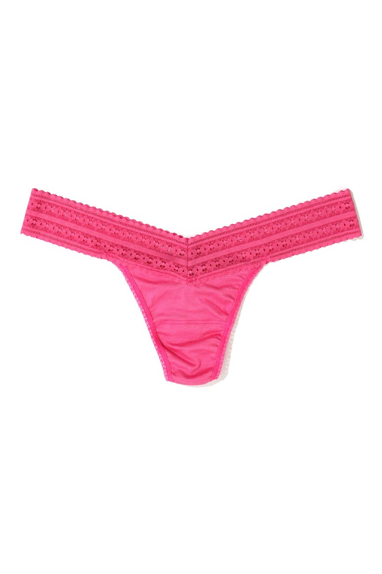 DreamEase™ Low Rise Thong, Alternate, color, KISS FROM A ROSE