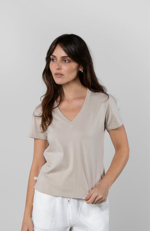 Supima V-Neck